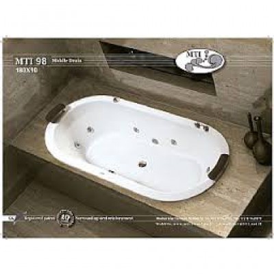  אמבטיה אקרילי אובלי 180X90 דגם MTI-98 