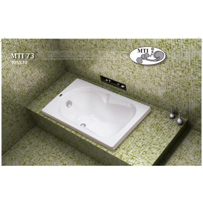 אמבטיה מלבנית דגם 105X70 MTI-73