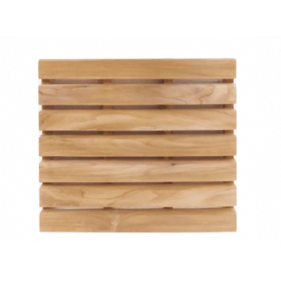 משטח עץ TEAK מלבני 76 ס״מ עם 7 שלבים