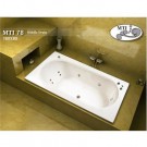 אמבטיה מלבנית דגם 180X80 MTI-78