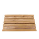 משטח עץ TEAK מלבני 61 ס״מ עם 7 שלבים