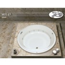 אמבטיה עגול דגם MTI-67 קוטר 164