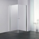 מקלחון פינתי מרובע 2 דלתות על ציר דגם דני גובה 190 ס''מ