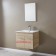 ארון אמבטיה תלוי דגם אורן 2 דגם דלתות 60 ס''מ לבן מבריק קומפלקט